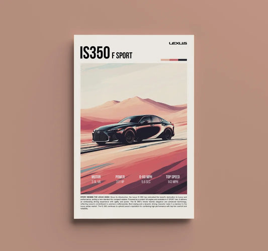 Vintage Auto Leinwandbild – Sportwagen & Pickup Truck Wandkunst für Wohnzimmer, Büro & Autoliebhaber