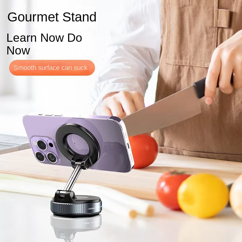 Magnetische Handyhalterung Auto mit Vakuum-Saugnapf | 360° drehbarer Handyhalter für Navigation