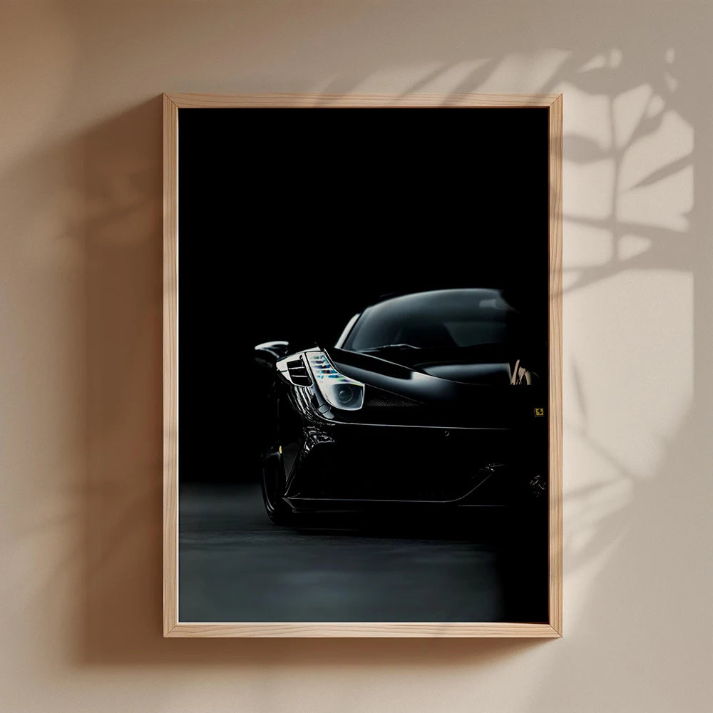 Berühmte Autos Poster – Supercar Leinwanddruck für Wohnzimmer, Büro & Home Dekoration (ohne Rahmen)