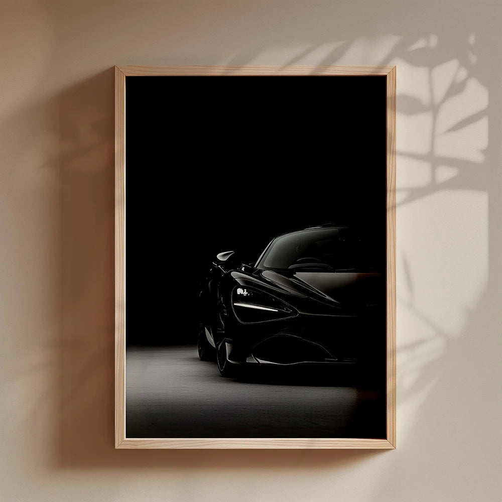 Berühmte Autos Poster – Supercar Leinwanddruck für Wohnzimmer, Büro & Home Dekoration (ohne Rahmen)